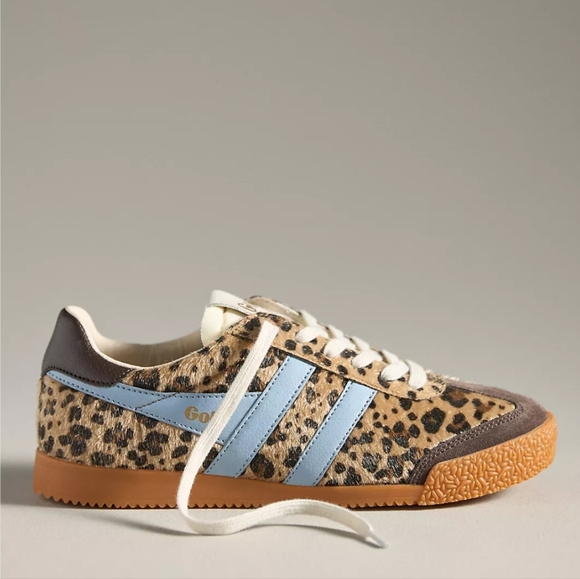 Gola Women's Leopard Print Sneakers with Blue Accents Retail $110.00US - Picture 2 of 16